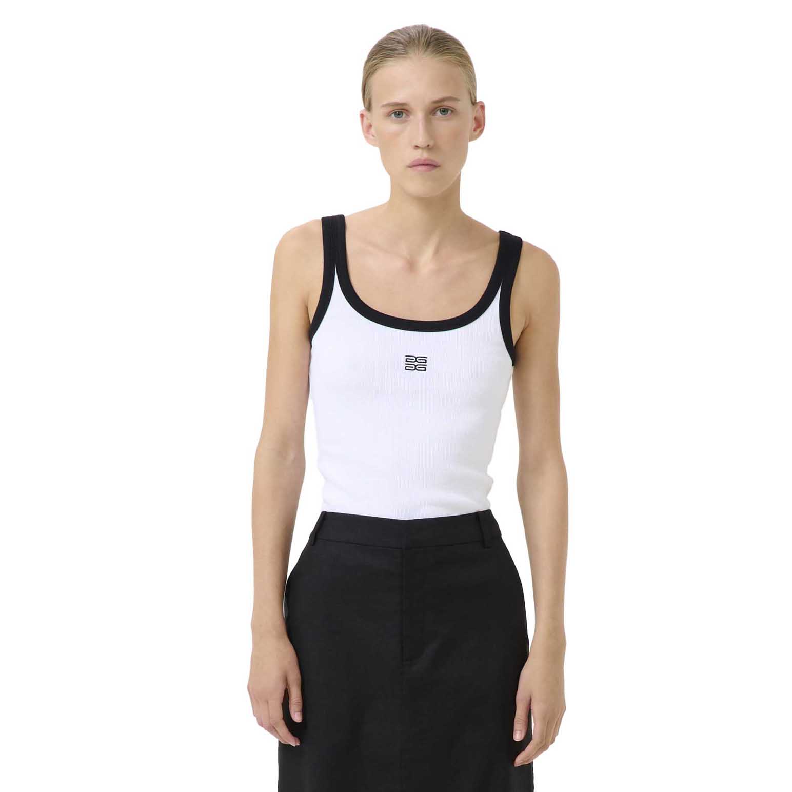 Gestuz Drew Contrast Logo Top